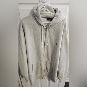 Grey men’s hoodie size 5XLB